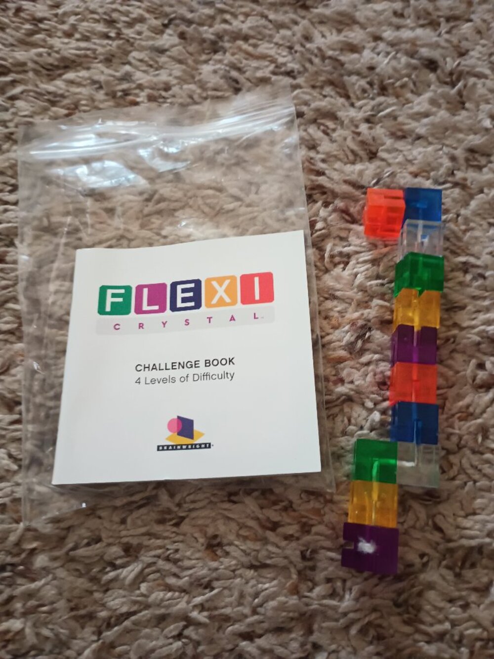 Flexi crystal block puzzle by Brainwright